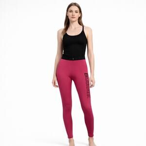 Black Milk Hot Pink High Waisted Leggings Active Gym Workout Womens Medium